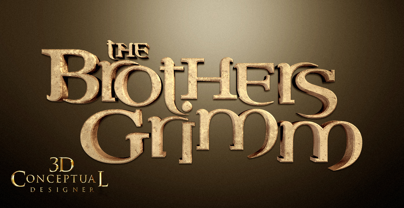 3DconceptualdesignerBlog Project ReviewThe Brothers Grimm3D Logo