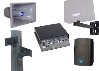 public address system speakers