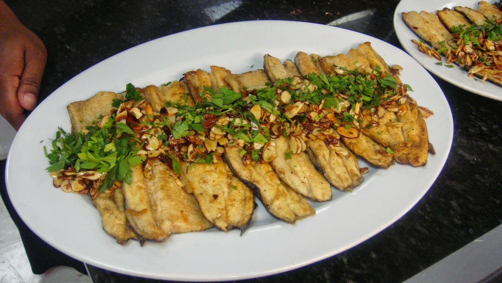 Kitchen Inferno Trout Amondine with Amaretto