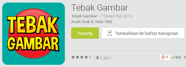 Kunci Jawaban Game Tebak Gambar Android