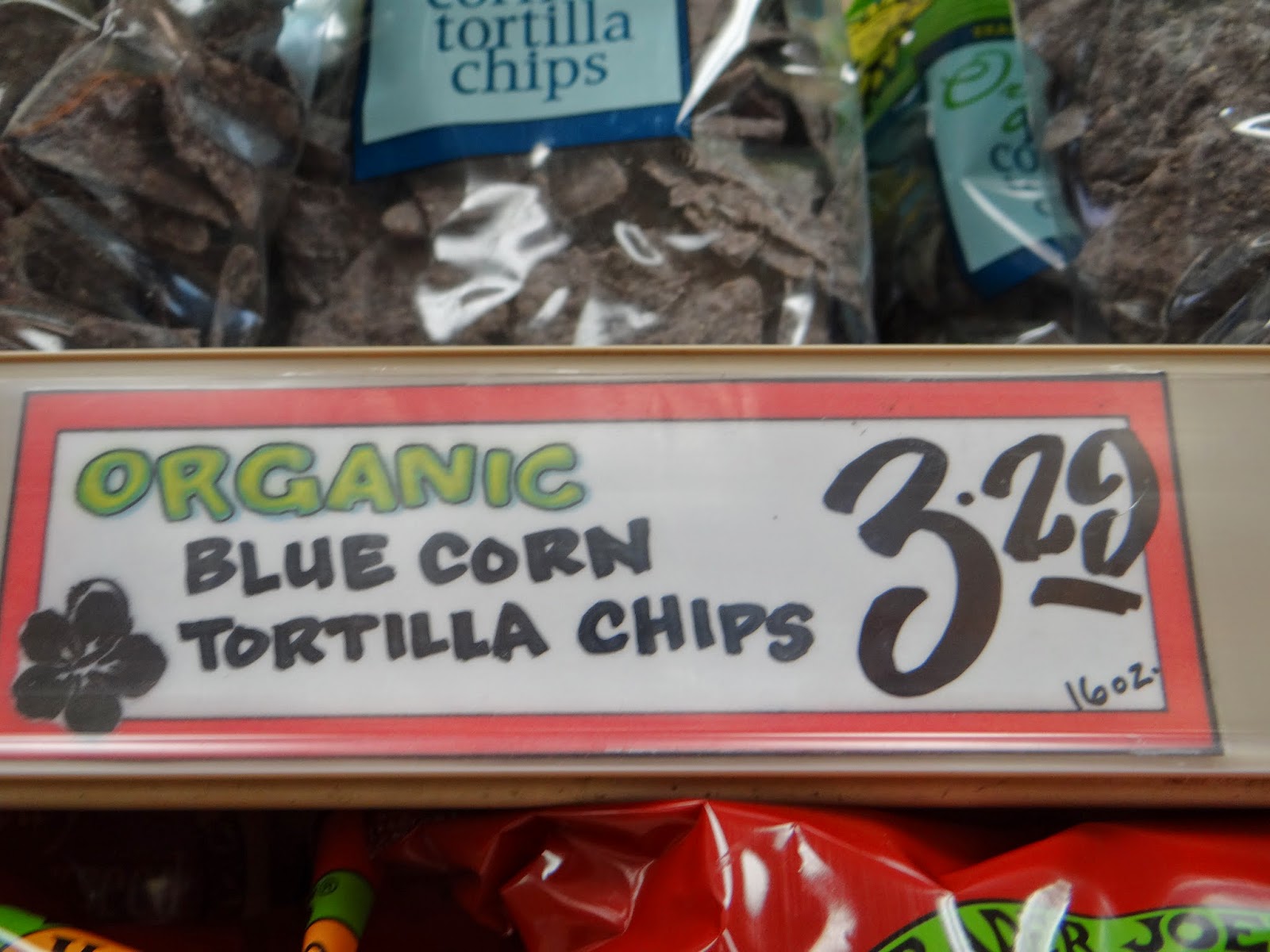 Trader Joe's 365 Day 72 Organic Blue Corn Tortilla Chips