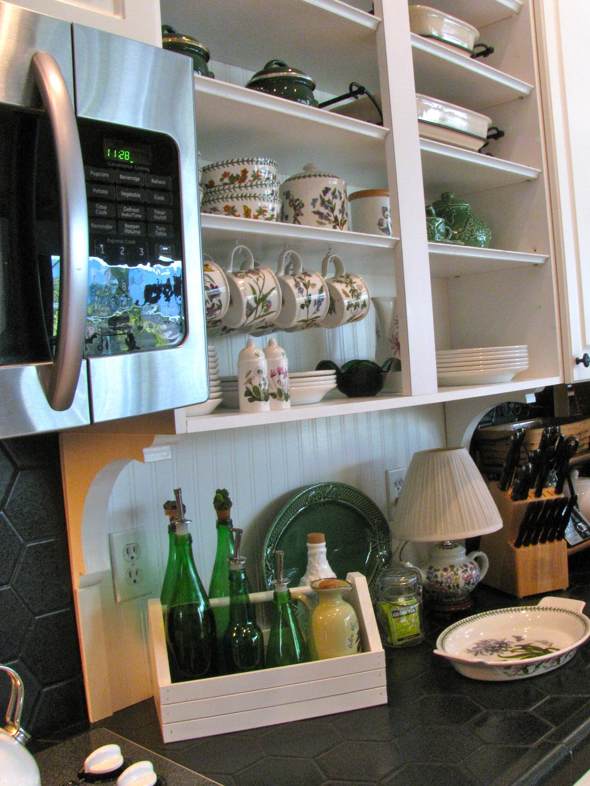 MAY DAYS: Adding Beadboard to Cabinets and Backsplash