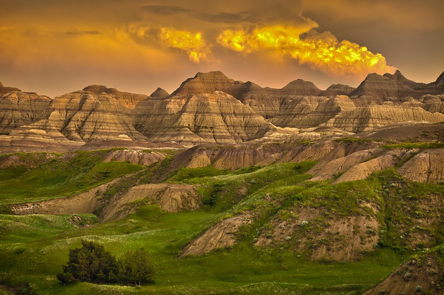 Dakotagraph Bad weather Badlands