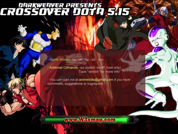 Map Crossover Dota 5.15 AI v.0.7 by DarkWeaver Map Crossover Dota 5.15 AI v.0.7 by DarkWeaver