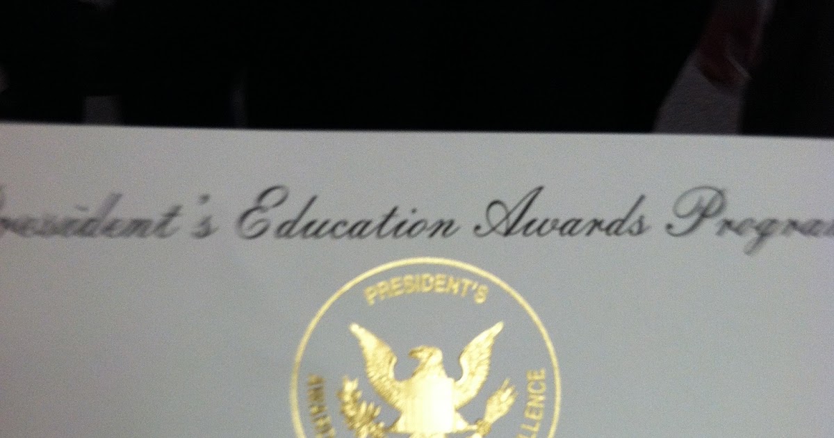 Autumn's Blog Lexi win's the GOLD seal President's Education Award!