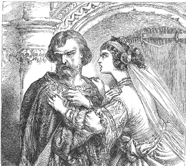 In what act and scene does lady macbeth kill herself