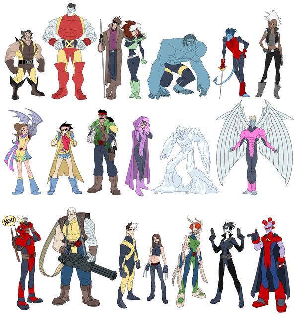Inilah Para Anggota X-Men Saat Berada di Dunia Disney