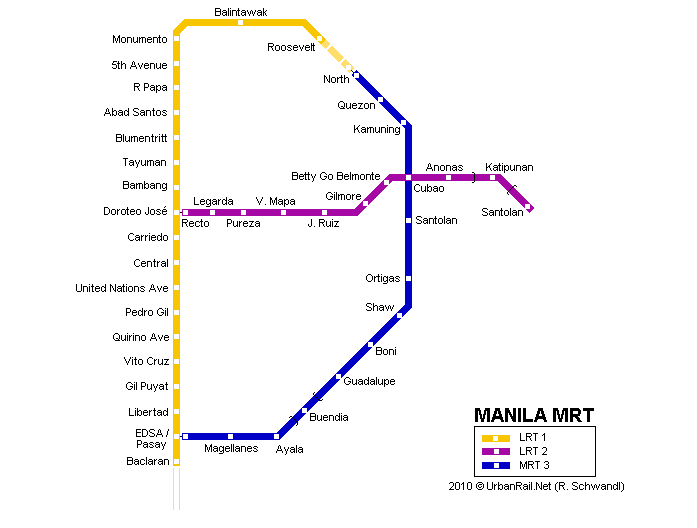 Lrt Quirino Station Map Philippines Life And Travel: Trains In Philippines