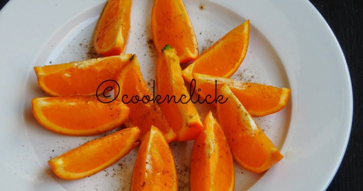 Orange Wedges Chaat Cook N Click