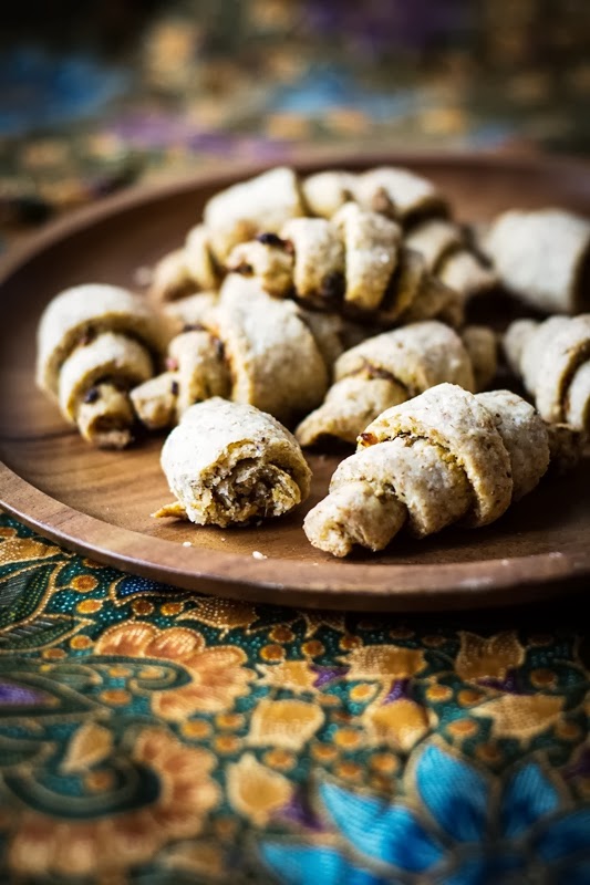 Ebba's cuisine Basil and dried tomato pesto rugelach / Rugelach sa