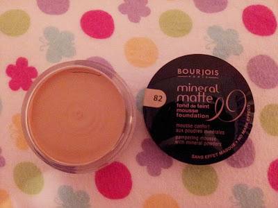 Bourjois Mineral Matte Mousse Foundation Colour Chart