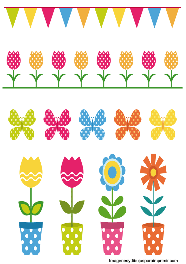 Bordes De Primavera Para Imprimir Imagenes Y Dibujos Para Imprimir