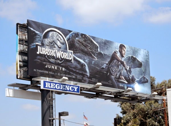 Jurassic World movie billboard Jurassic World movie billboard