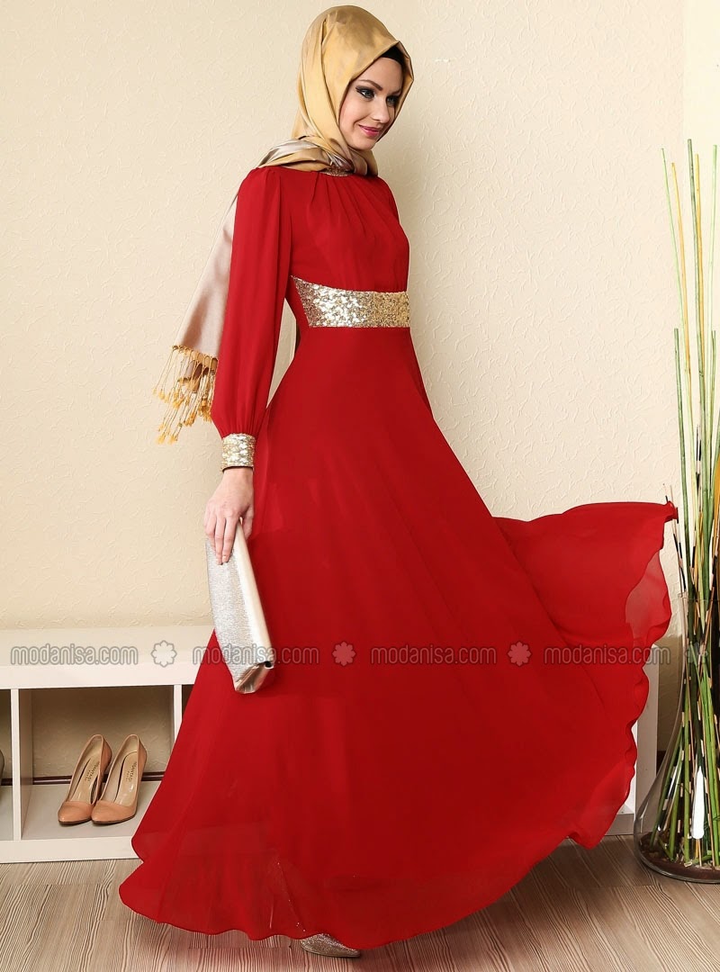 Hijab Style Robe Soiree Femme Voilee 2015 La Musulmane