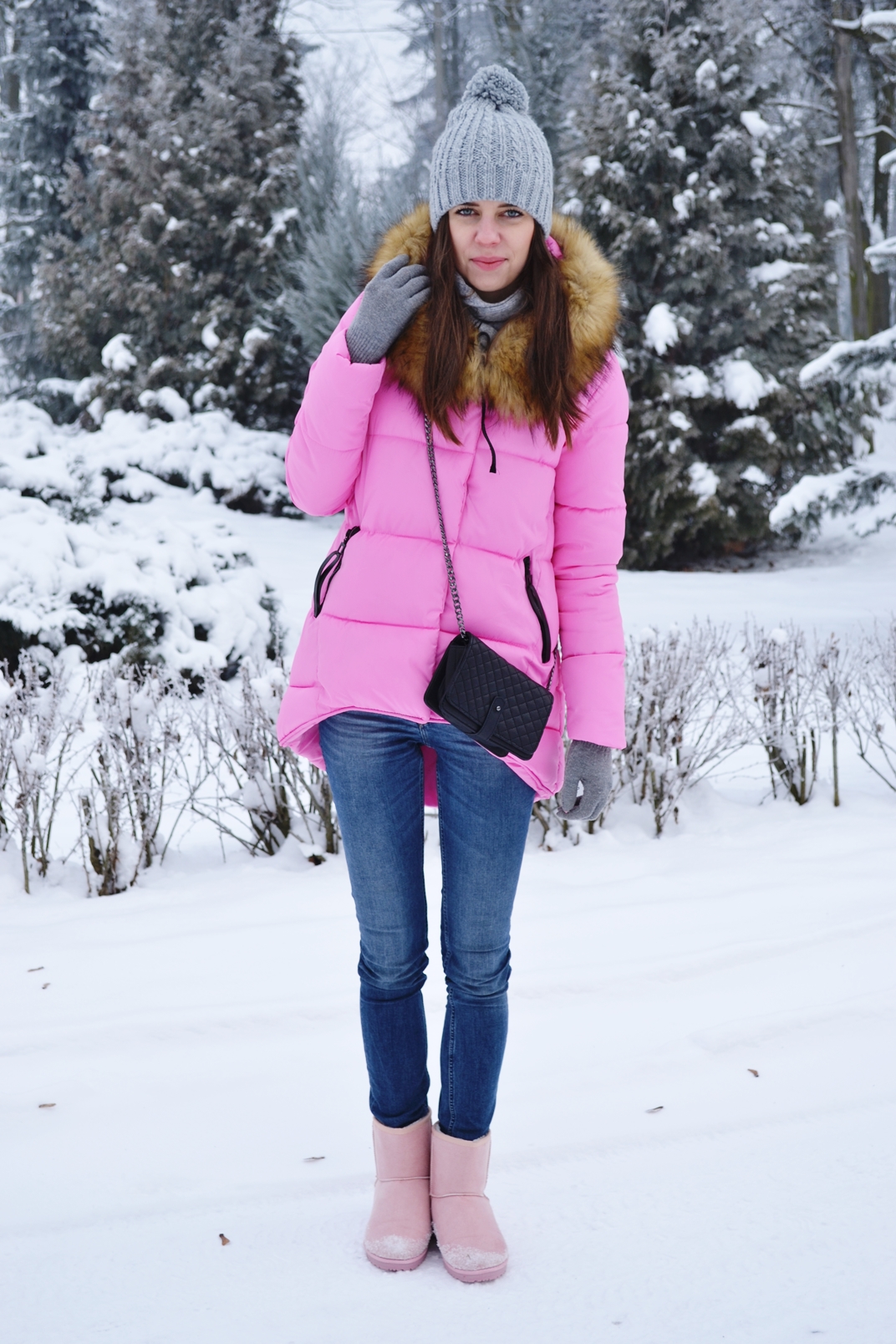 PINK WINTER LOOK!