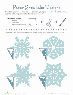 paper snowflake pattern paper snowflake pattern