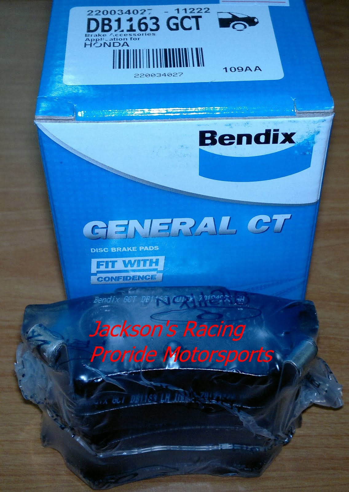 Proride Motorsports Bendix Brake PadNew Stock Arrived!