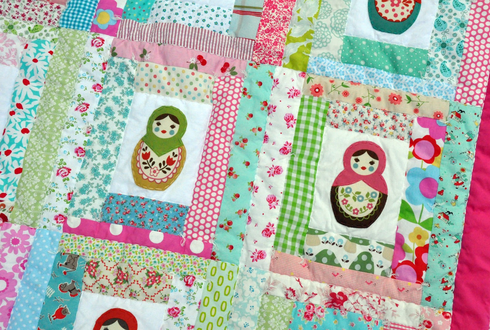 baby burrito quilts Matryoshka quilt III