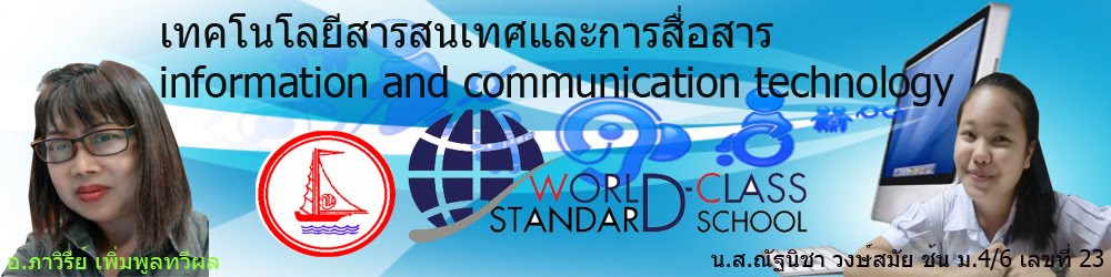 เทคโนโลยีสารสนเทศและการสื่อสาร ม.4