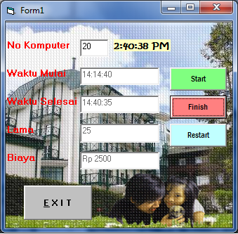 Contoh Program Billing Warnet Dengan Visual Basic Contoh Program Billing Warnet Dengan Visual Basic