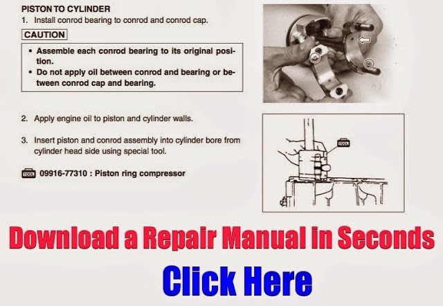 Maintenance manual for trx450er