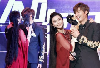 Lee Min Ho dan Fan Bing Bing Berciuman di Depan Para Fans?