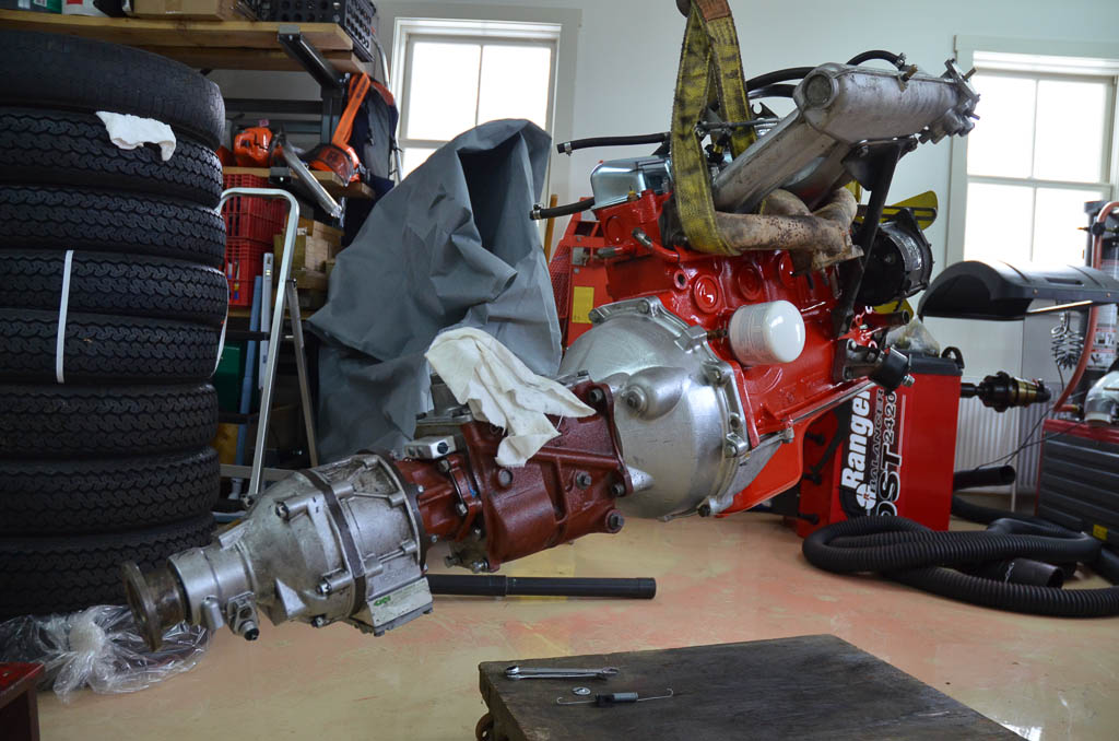 1971 Volvo 142e Installing Engine And Transmission