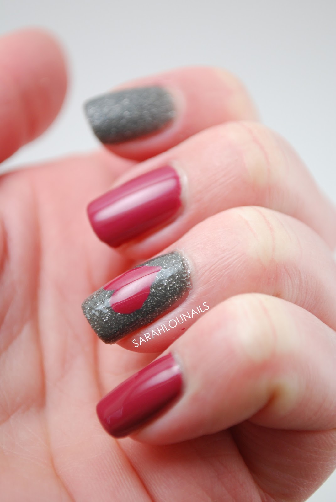 Decoradas sencillas acrilicas tilependant Sarah Lou Nails: Valentine's Day Nails!