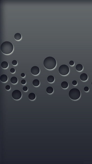 Android Image Wallpaper 3D Abstract Punch Holes