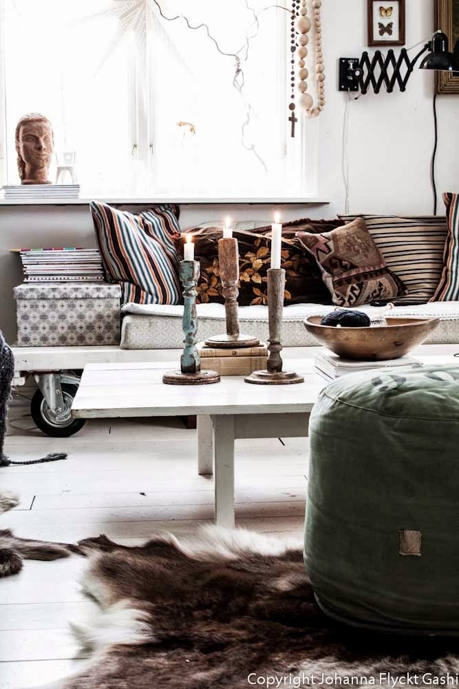 Amores bohemios...: decorar con candelabros vintage