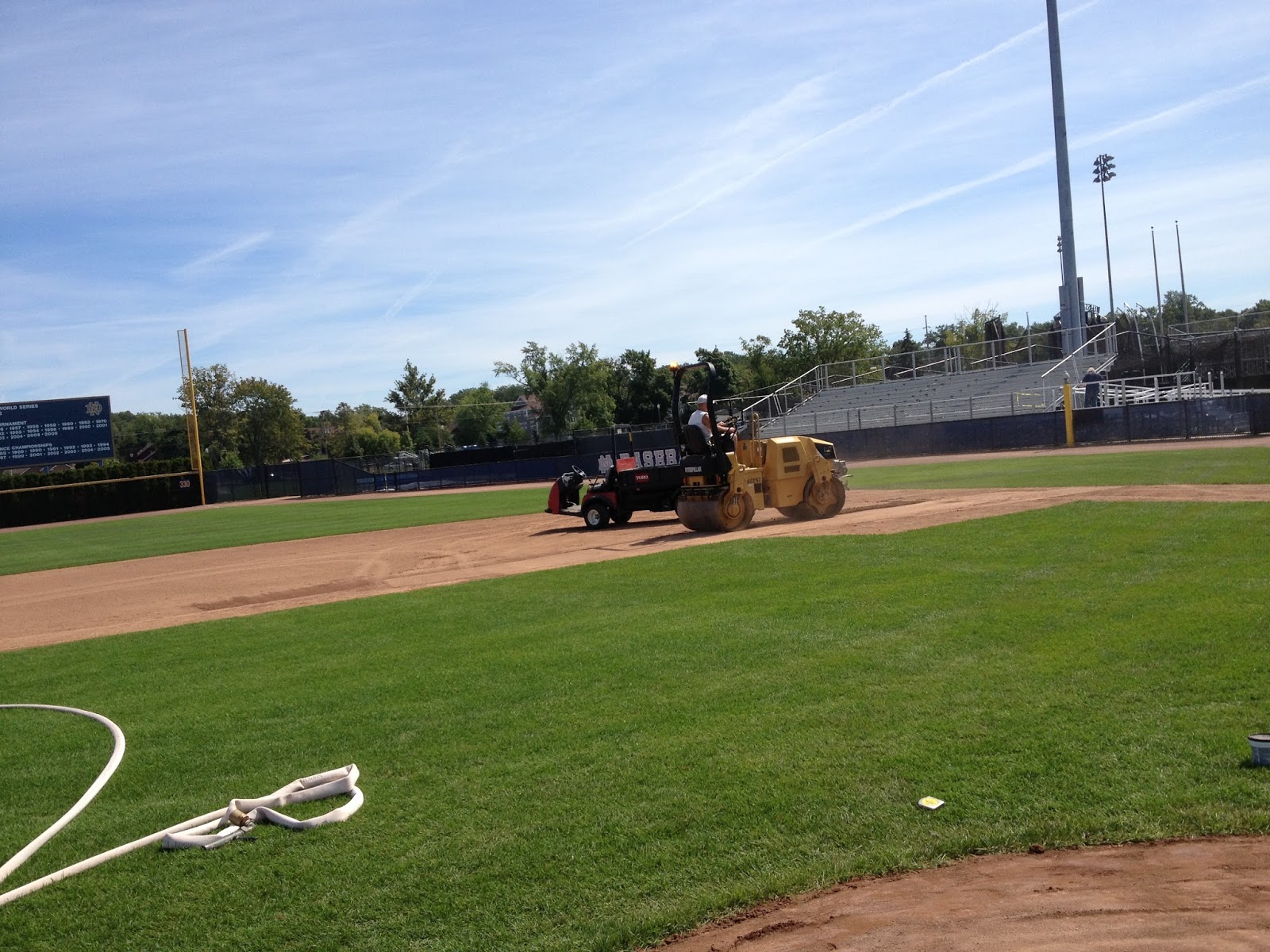 Smart Turf Adding Infield Mix to a Leadoff Area for Baseball