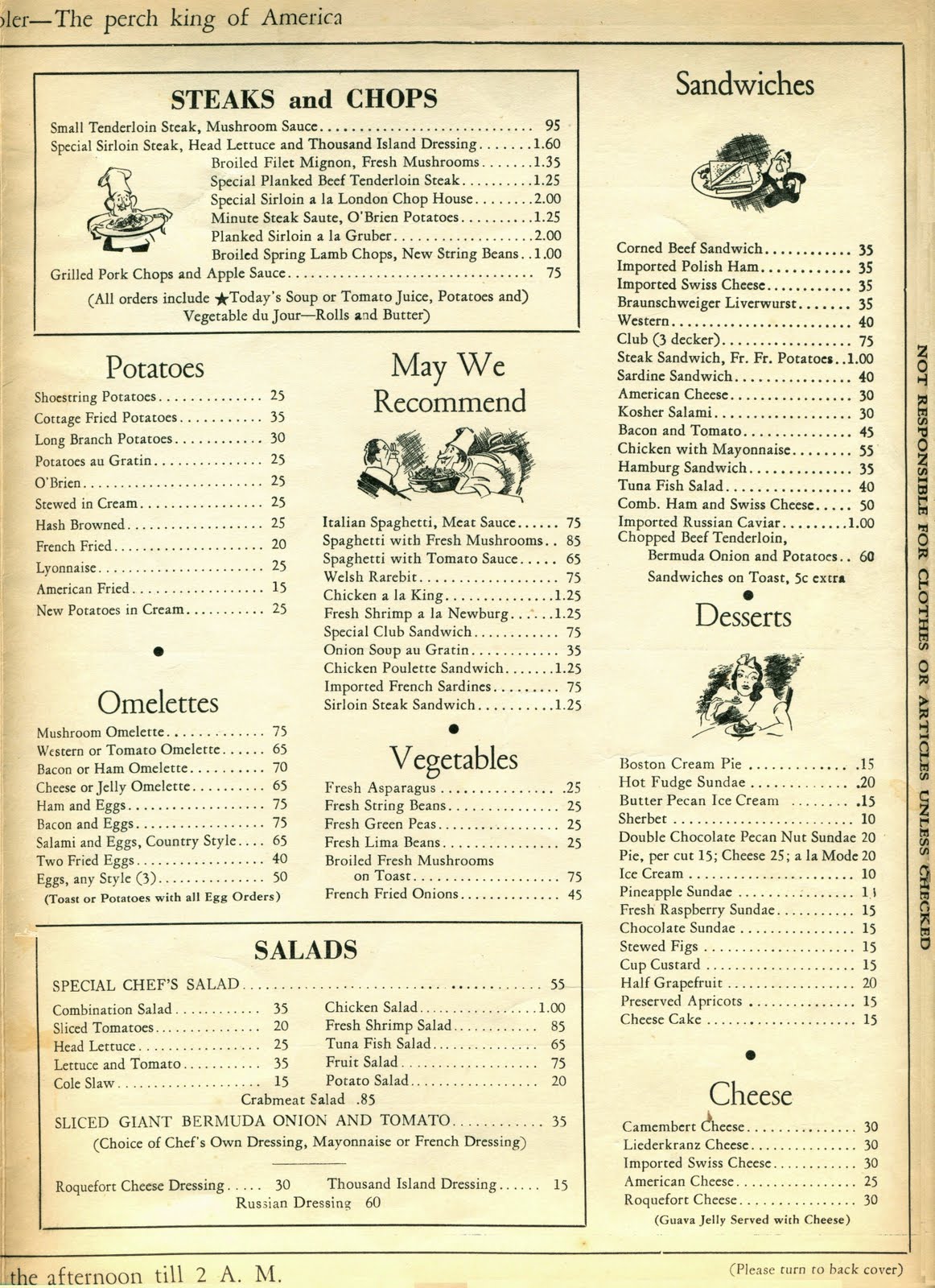 Old World Cafe Cross Village Menu Old World Cafe Cross Village Menu