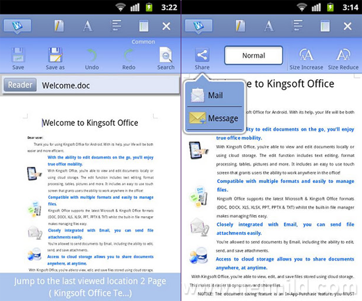 KingSoft Office Kingsoft Office   Free Office Suite Untuk Android