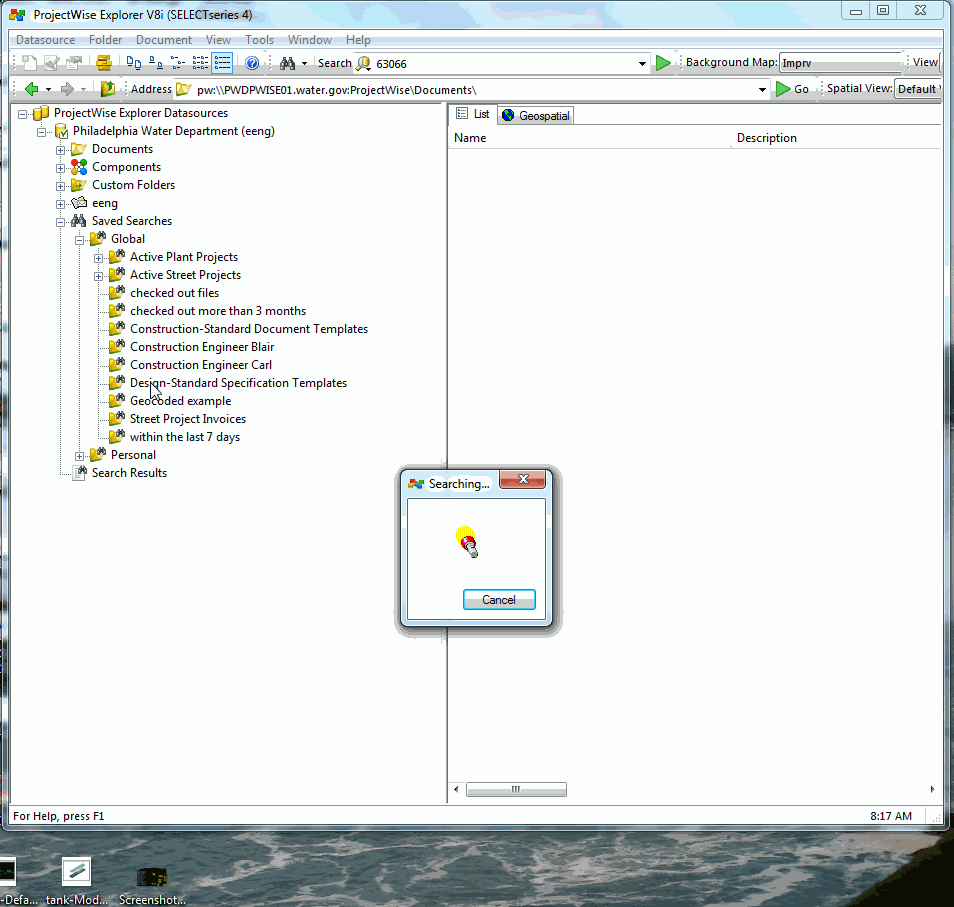projectwise workflow pwd projectwise opening projectwise to a saved search projectwise workflow pwd projectwise opening projectwise to a saved search