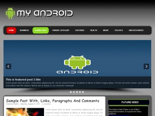 Download Template My Android Blogger 