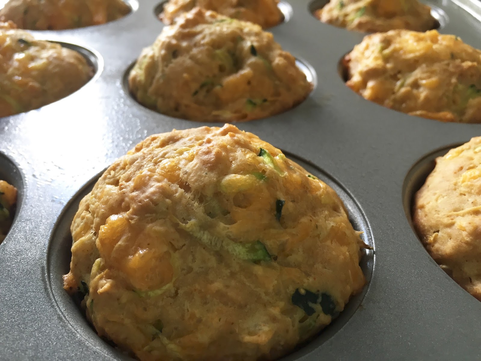 Cheddar & Zucchini Muffins