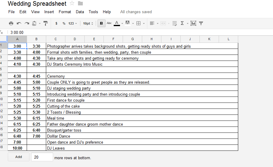 Budget Guest List and Reply Wedding Shower Guest List/Gift Tracker ...
