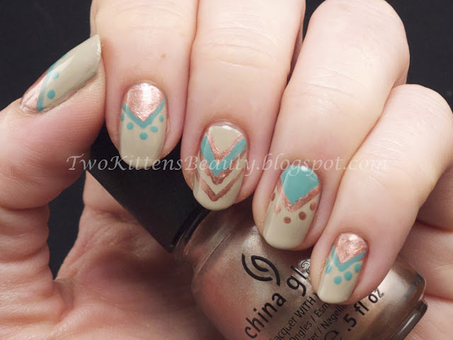 1. Cute and Easy Tribal Nail Design Tutorial - wide 2