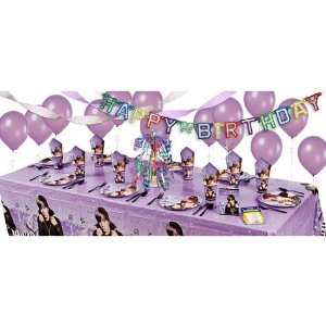Justin Bieber Gifts: Justin Bieber Party Supplies Super Party Kit