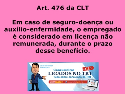 Artigo 476 clt