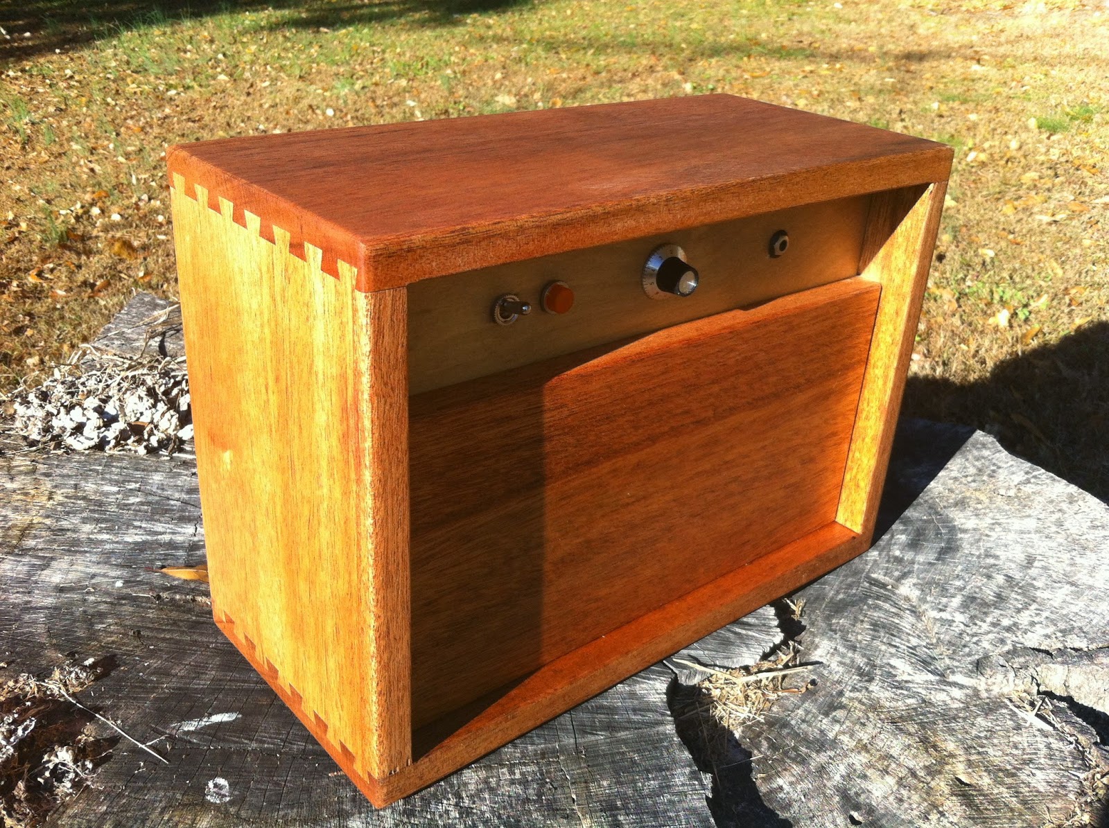 J. Drew Silvers Industrial Style Furniture Rehoused Guitar Amplifier