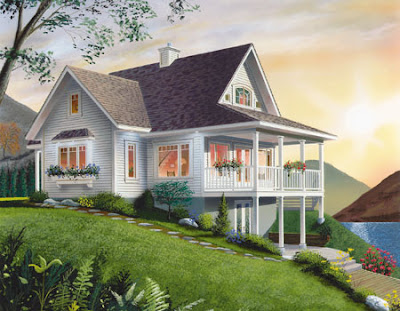 Desain Rumah Cottage yang Menarik Desain Rumah Cottage yang Menarik