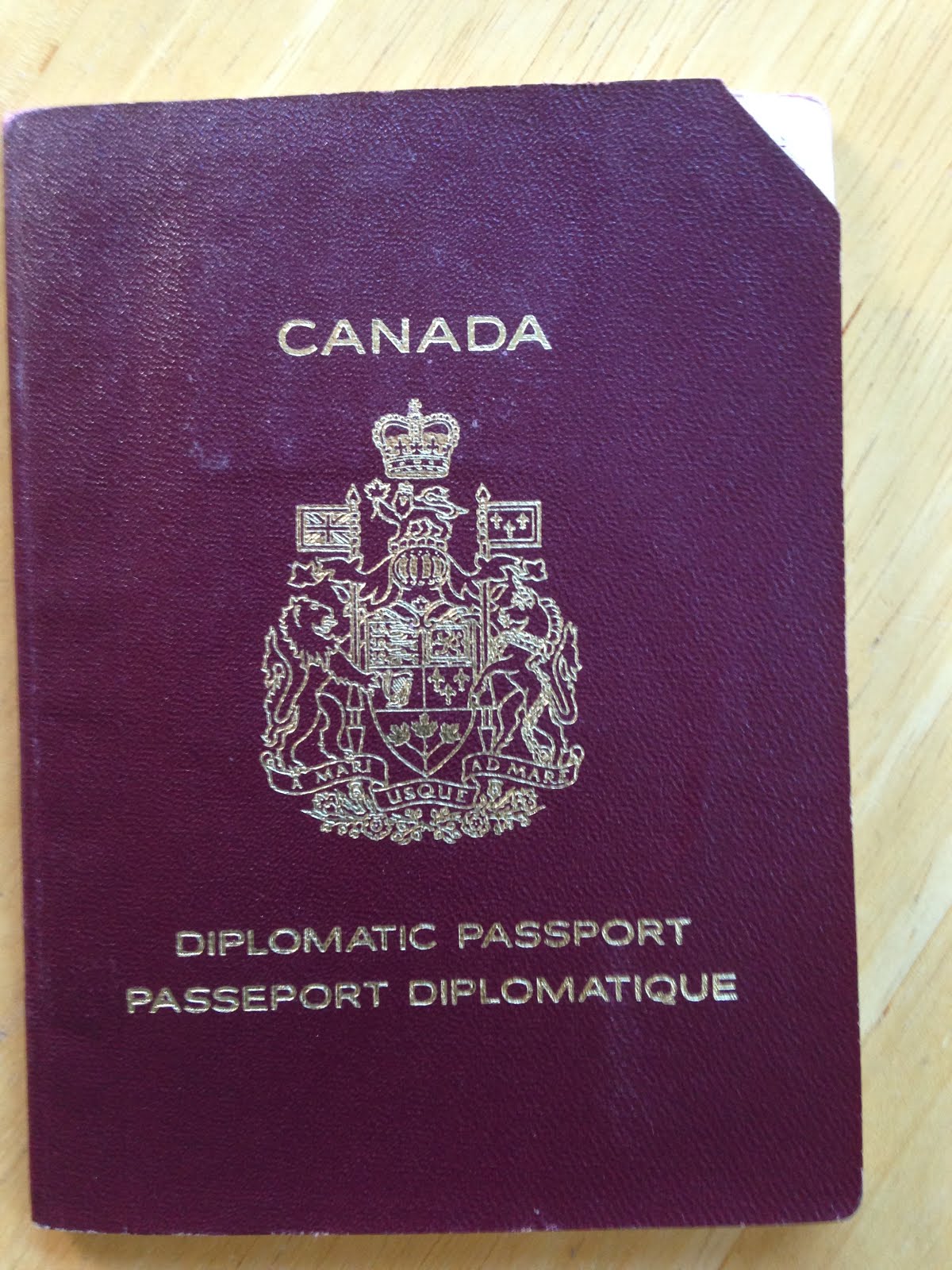 One of my old dip passports