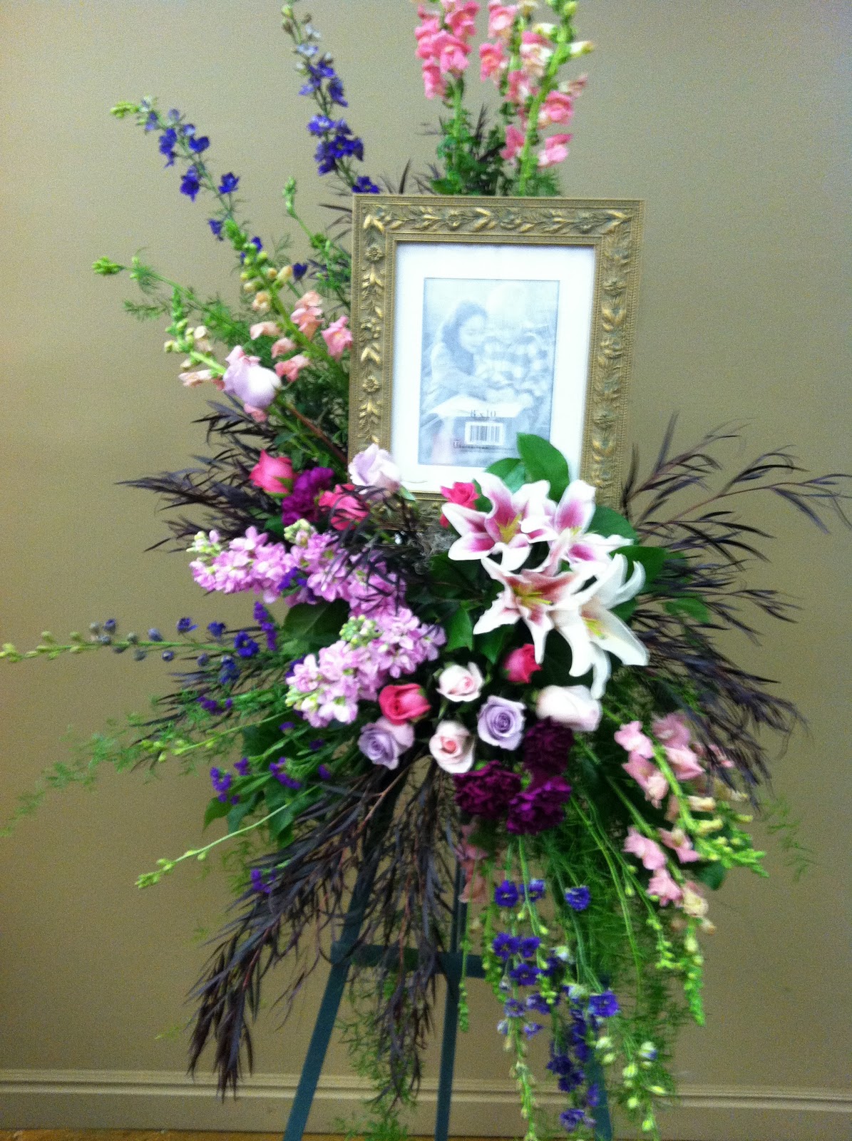 Brown Floral Sympathy