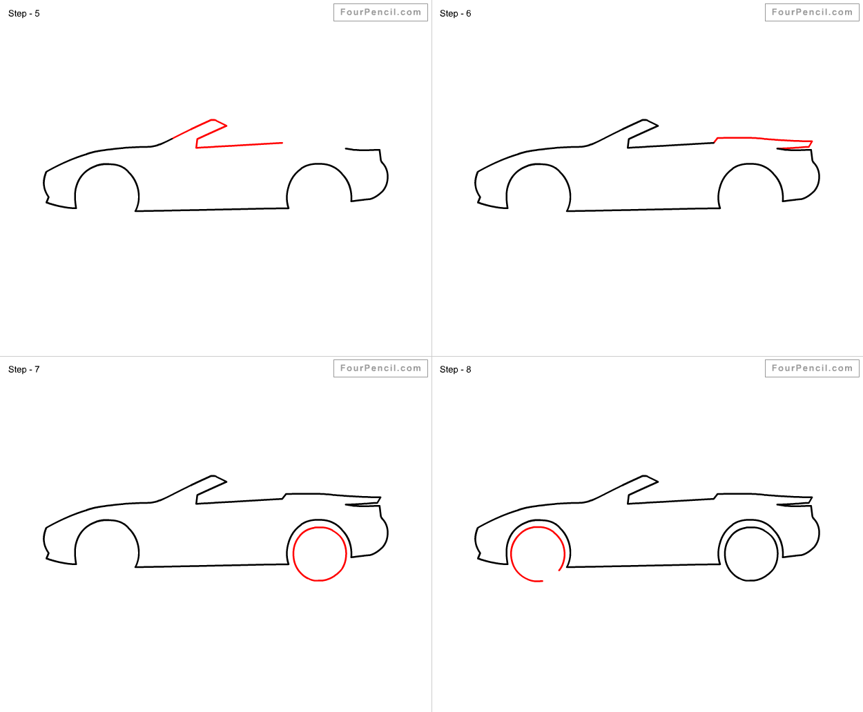 Racing Car How To Draw A Racing Car