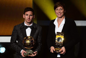 Messi pemain terbaik dunia 2012