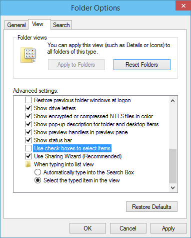 remove checkbox windows 10 remove checkbox windows 10