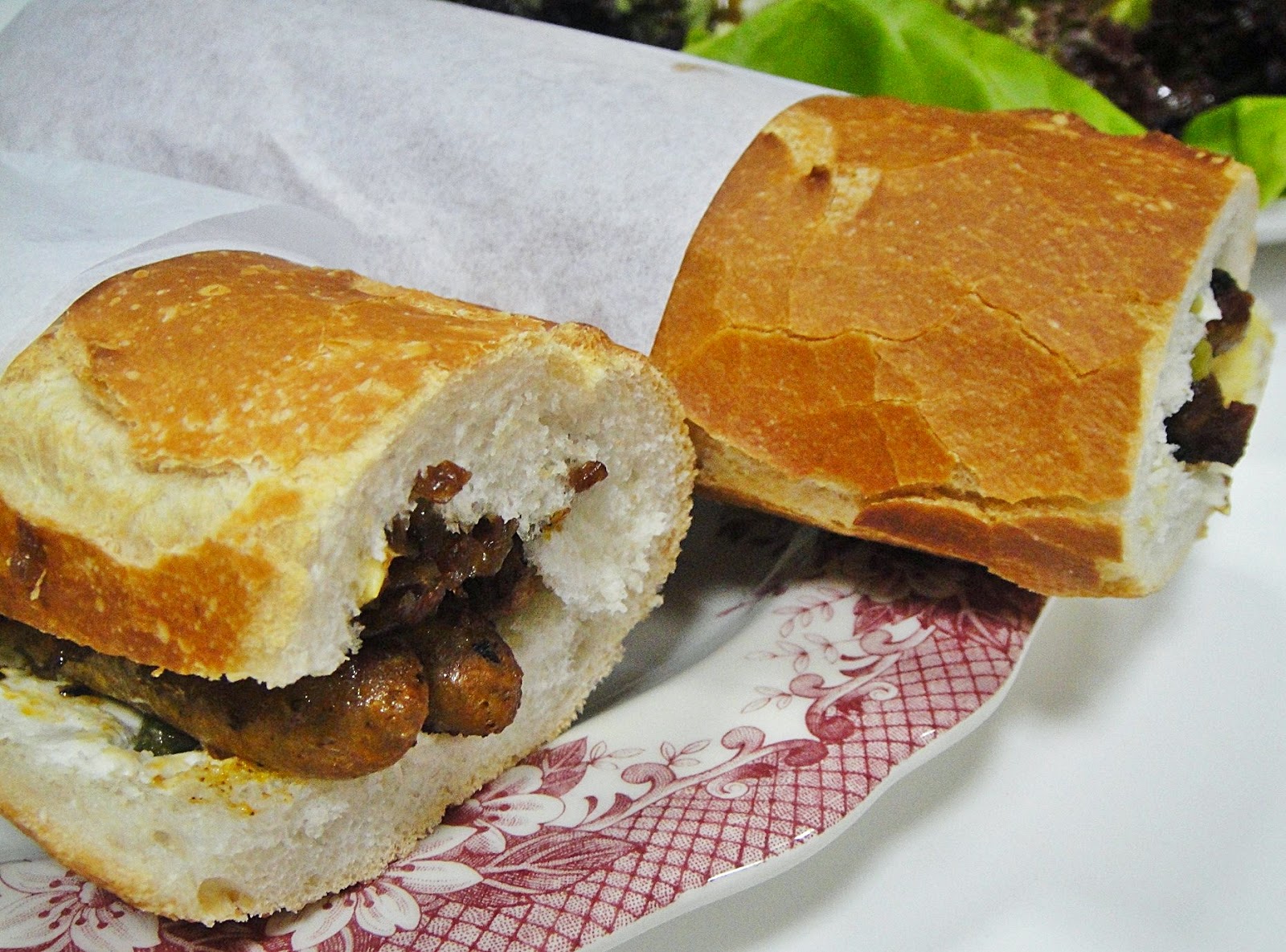 Maryam's Culinary Wonders 733. Merguez Baguette Sandwiches