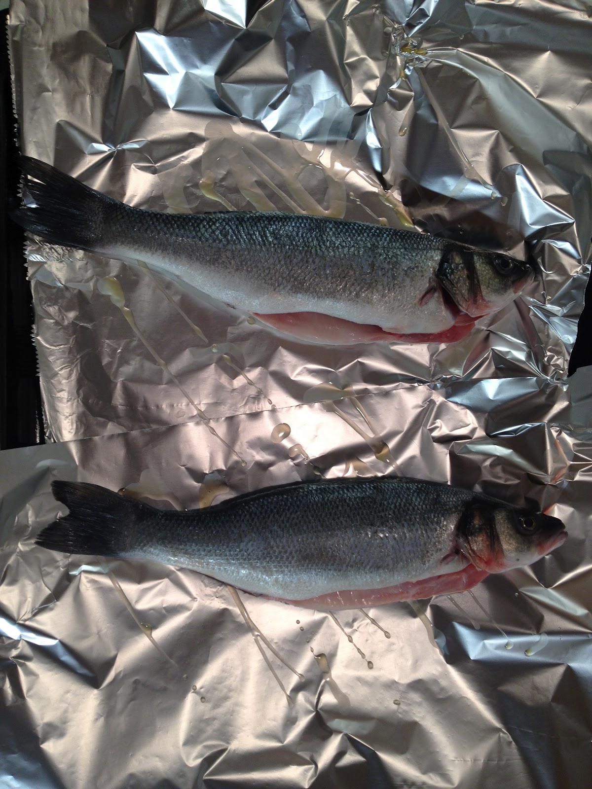 Brunch etc. Vietnamese (ish) sea bass