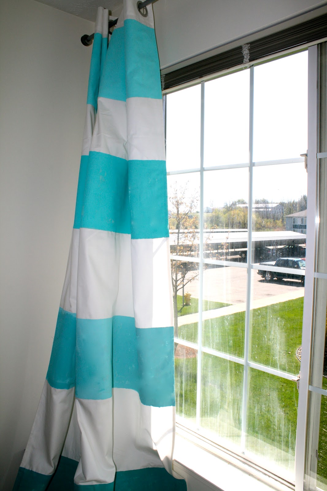 La Vie Diy Diy Ombre Striped Curtains
